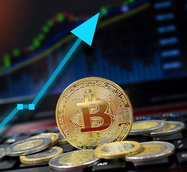 Bitcoin soars above 50k