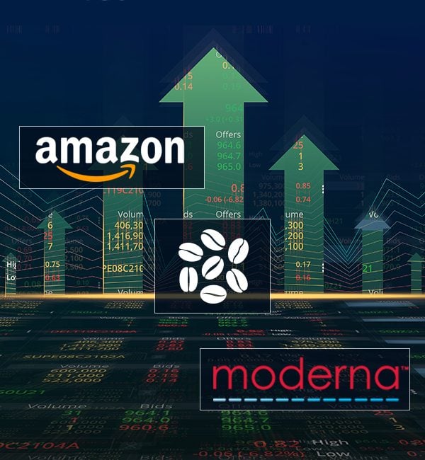 Market winners: Amazon, Moderna, Coffee, and more!