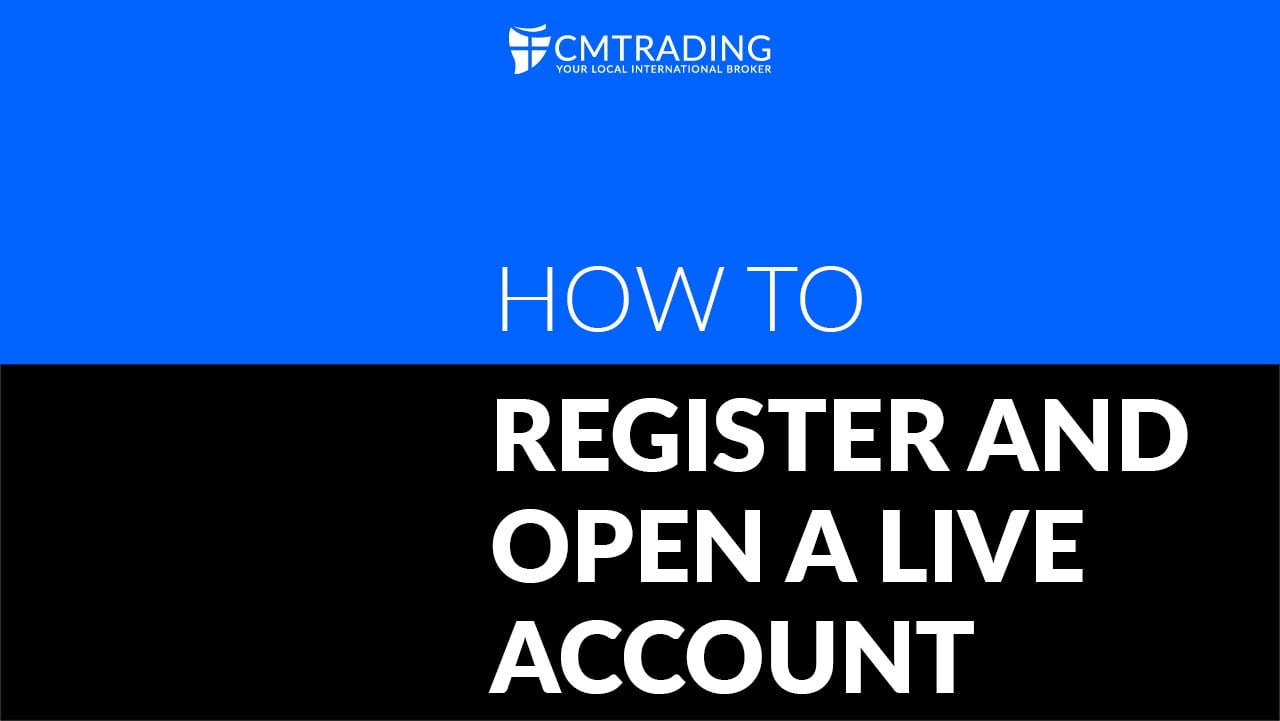 How to register and open a live account