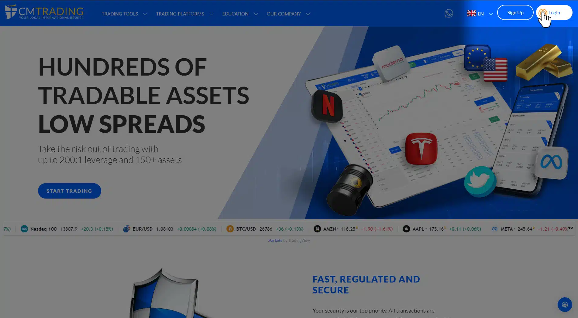 Deposits Via Finrax Crypto | CMTrading