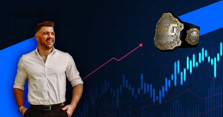 Dricus Du Plessis With CMTrading. This image shows UFC fighter and CMTrading Brand ambassador.
